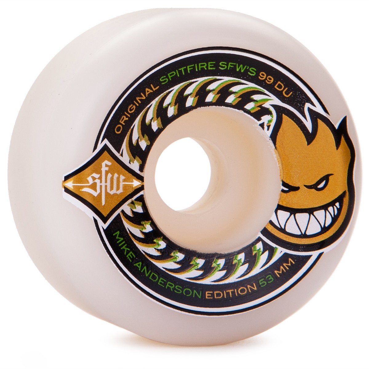 Spitfire SFW 2 Wides Mike Anderson 53mm 99a Skateboard Wheels | eBay