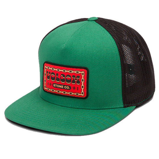 green volcom hat