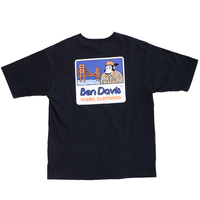 Ben Davis Workwear Black XL T-Shirt Used Vintage