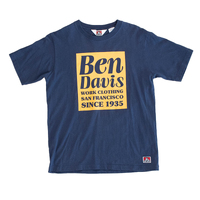 Ben Davis Workwear Navy Large T-Shirt Used Vintage