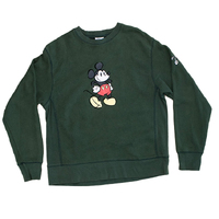 Disney Mickey Mouse Large Mens Crew Neck Used Vintage