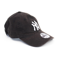 New York New Era 9Twenty Black Hat Used Vintage