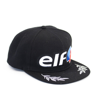 ELF Racing Oils Black Snapback Hat Cap Used Vintage