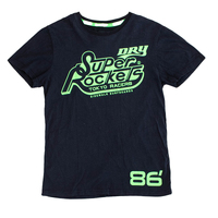 Super Dry Tokyo Racers Black T-Shirt Used Vintage