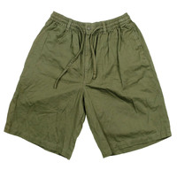 Military Green Large Cotton Shorts Used Vintage