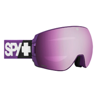 Spy Legacy Purple Snow Goggles - Happy Rose Violet Mirror Lens