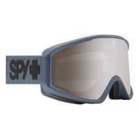 Spy Crusher Elite Matte Spring Blue Snow Goggles - Bronze Silver Mirror Lens