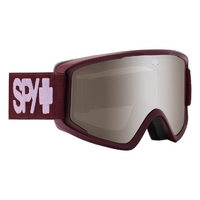 Spy Crusher Elite Jr Matte Merlot Kids Snow Goggles - Bronze Silver Mirror Lens