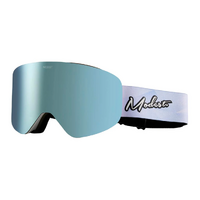 Modest Pulse White Crystal Unisex Snowboard Goggles
