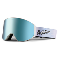 Modest Mage White Crystal Unisex Snowboard Goggles