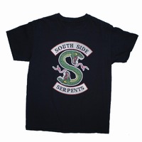 South Side Serpents Riverdale Black Medium T-Shirt Used Vintage