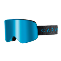Carve Frother S Matte Cyan Snow Goggles