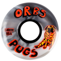 Welcome Orbs Pugs Black White Swirl 54mm 85a Skateboard Wheels