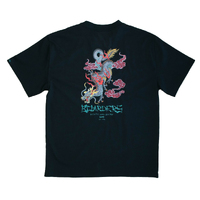 Boarders Japanese Dragon Black Heavyweight T-Shirt