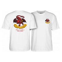 Powell Peralta Caballero Original Dragon White Mens Short Sleeve T-Shirt