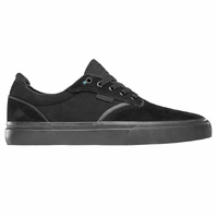 Emerica Dickson Black Mens Suede Skateboard Shoes