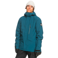 Quiksilver Mission Solid Majolica Blue Mens Snow Jacket