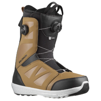 Salomon Launch Boa SJ Sepia Tint Black White Mens 2024 Snowboard Boots
