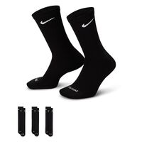 Nike Everyday Plus Cushioned Black Unisex Crew Socks 3 Pack