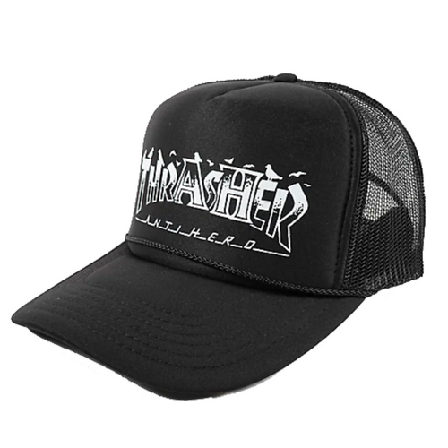 Thrasher Anti Hero Pigeon Mag Black Trucker Hat