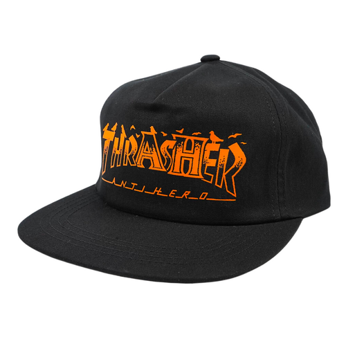 Thrasher Anti Hero Pigeon Mag Black Snapback Hat