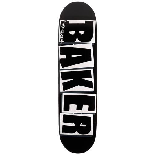 Baker Brand Logo Black White 8.25" Skateboard Deck