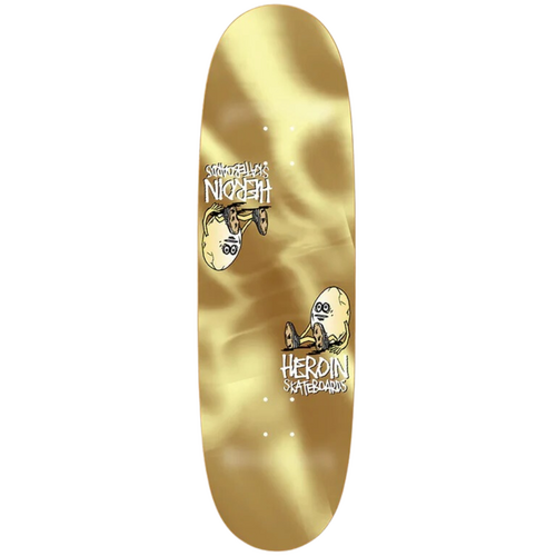 Heroin The Symmetrical Gold Egg 9.25" Skateboard Deck