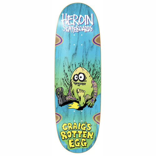 Heroin Craigs Rotten Egg 10.1" Skateboard Deck