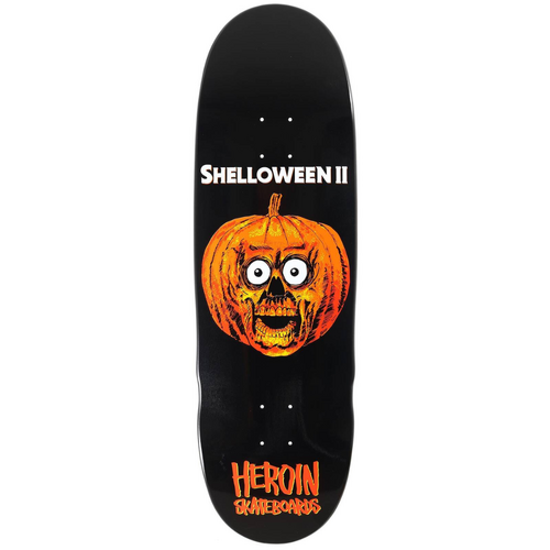 Heroin Shelloween 2 Black 10.1" Skateboard Deck