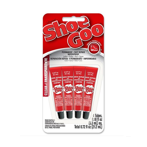 Shoe Goo 4 Tubes Clear Shoe Repair And Protective Coating