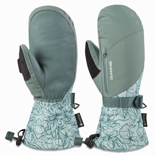 Dakine Sequoia Leather Palm Poppy Iceberg Womens Gore-Tex Mitts