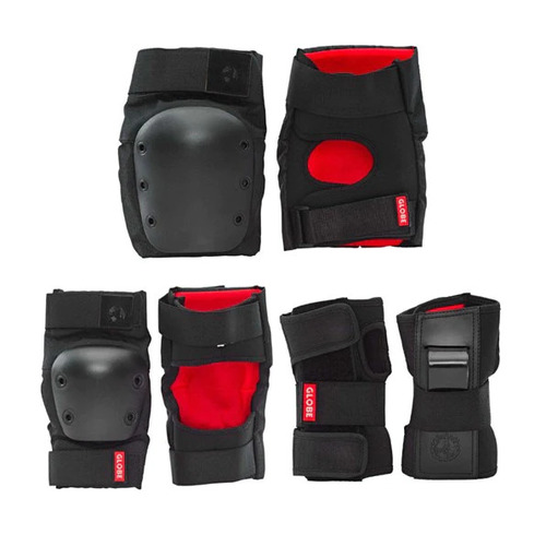 Globe Goodstock 3 Pack Pads Set Wrist Elbow Knee Kids Youth [Size: Small]