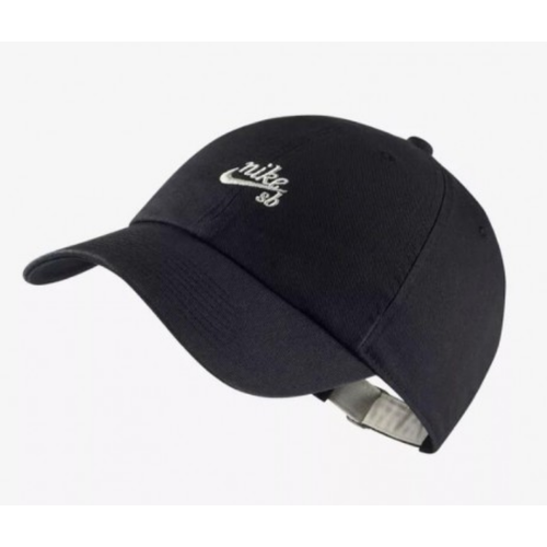 all black strapback hat