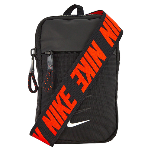 Nike Essentials Black Orange Hip Pack Bag