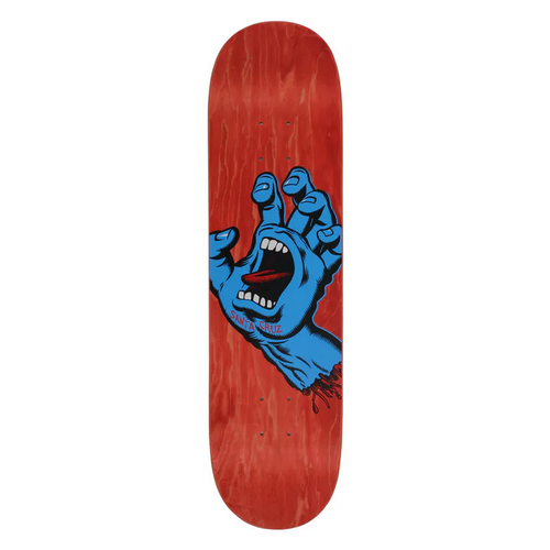 Santa Cruz Screaming Hand Red 8.0" Skateboard Deck