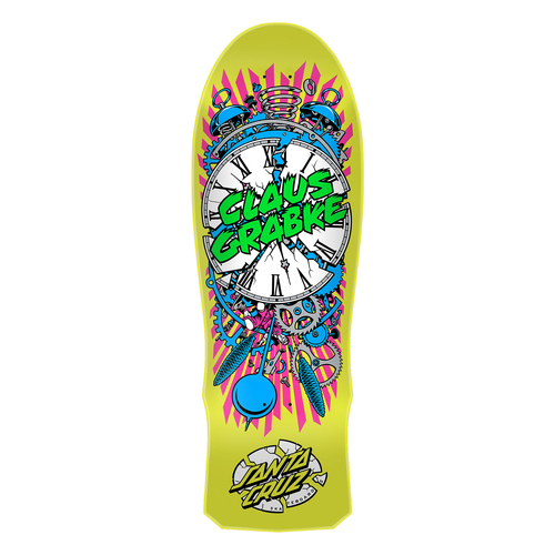 Santa Cruz Claus Grabke Exploding Clock 10.04" Skateboard Deck