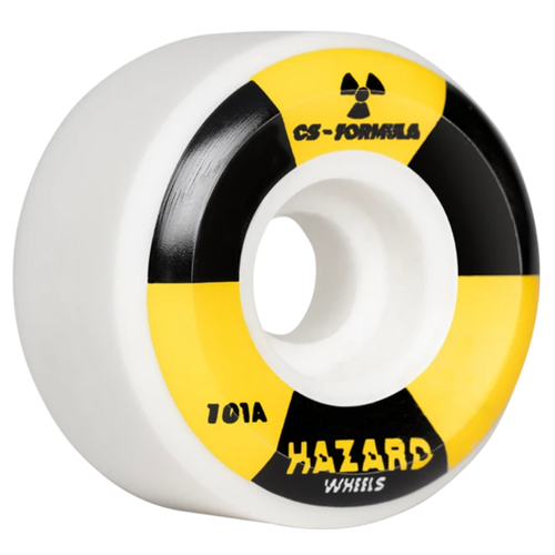 Hazard CS Conical Radio Active White 58mm 101a Skateboard Wheels