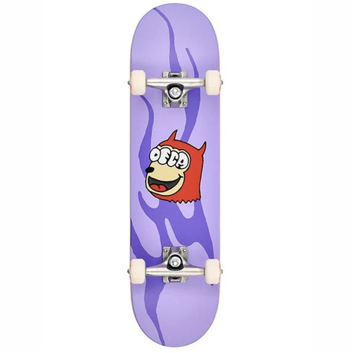 DECA 7.6" Mid Skateboard Complete Purple Dex