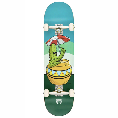 DECA 8.25" Thumbs Up Cactus Skateboard Complete