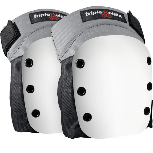 Triple Eight 888 Street Grey Skateboard Knee Pads