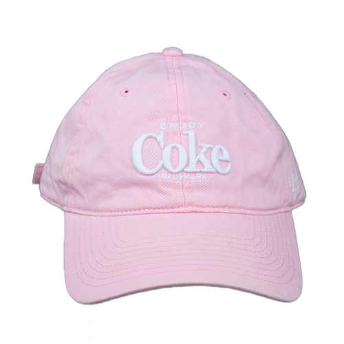 American Needle Coca Cola Pink Cap Hat Used Vintage