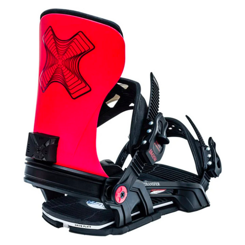 Bent Metal Transfer Black Red Mens 2023 Snowboard Bindings