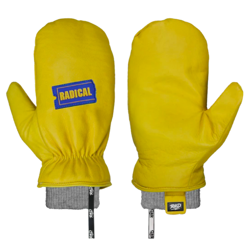 Rad Rancher Video Yellow Unisex Snowboard Mitt