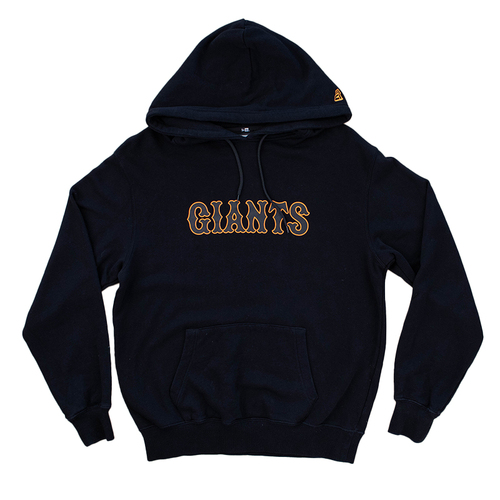 New Era Giants Baseball Japan Black Medium Hoodie Used Vintage