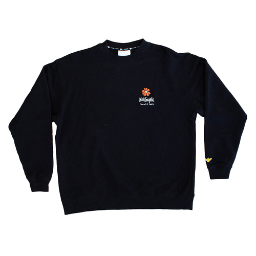 Mark Gonzales Crew Neck Jumper Black Medium Used Vintage