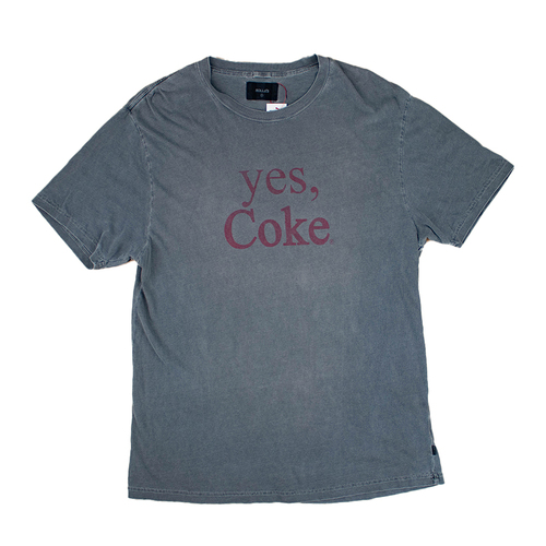 Coke a Cola Grey Large Mens T-Shirt Used Vintage