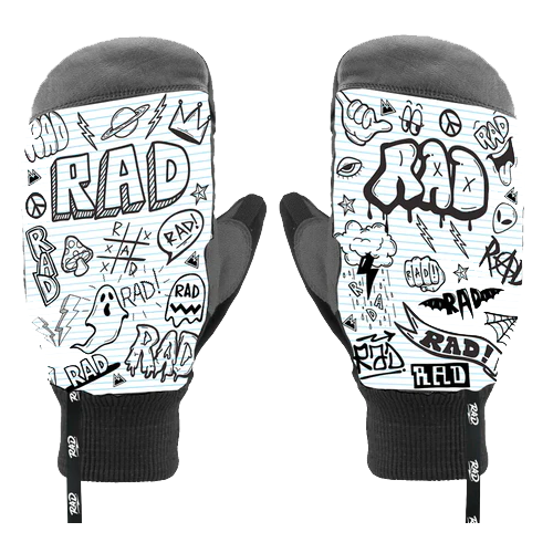 Rad Sketchy Ripper Pro Mens Snowboard Mitten