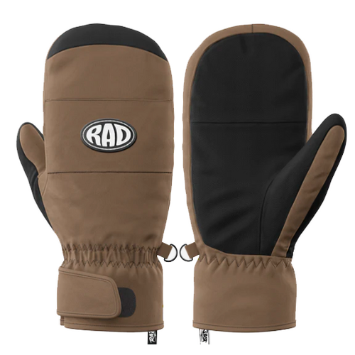 Rad Weekender Mud Brown Mens Snowboard Mitts