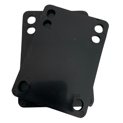 Trinity 1/8" Soft Risers Black Skateboard Riser Pads