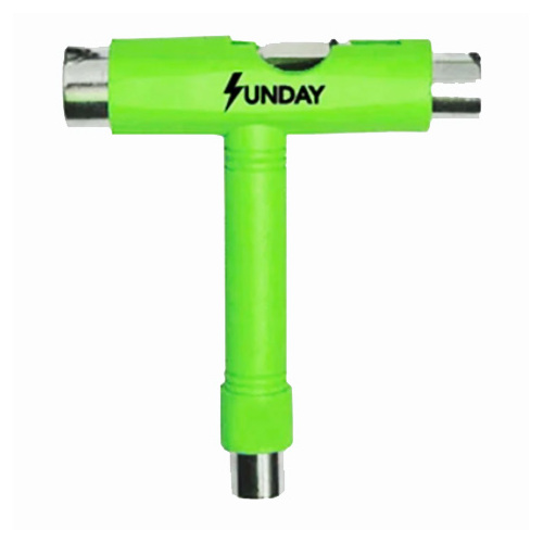 Sunday Lime Green Skateboard T-Tool